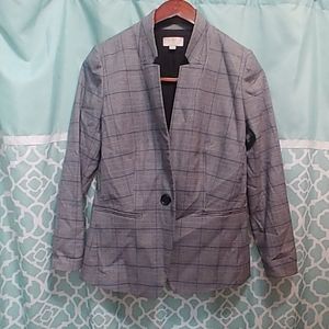 Loft outlet plaid Blazer
